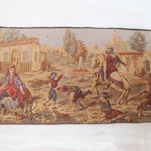 X-LARGE VINTAGE BELGIAN TAPESTRY - Picture 4 of 12